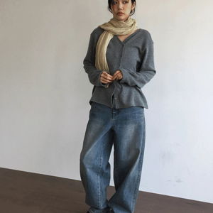 릴 레트로 벌룬 데님 (1color)