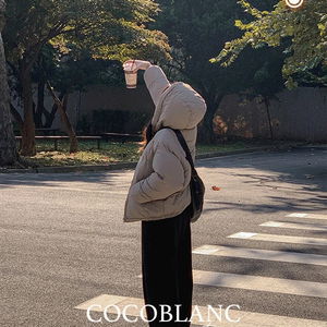 먼트 후드 패딩 숏패딩/하이넥패딩/패딩점퍼