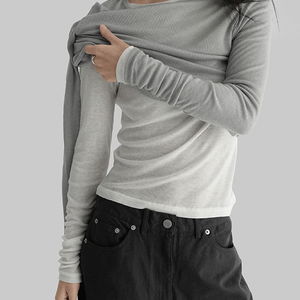 프루아 울 텐셀 긴소매 티셔츠