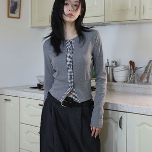 체크 라인 버튼 탑