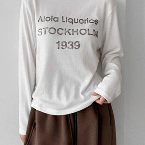 스톡홀름2 루즈핏레터링티셔츠