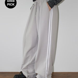 (*) DUAL LINE TRACK PANTS (2color)