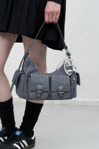 WOMAN Out Pocket Shoulder Bag