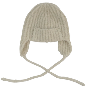 루이 뽀글 퍼 귀달이 니트 비니