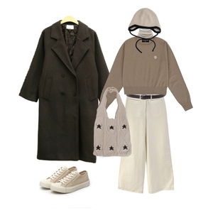 長袖上衣,background,長褲 코디