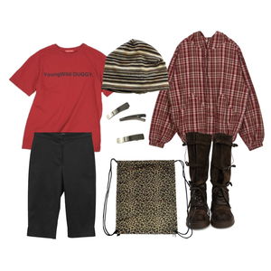 短袖上衣,衬衫,短裤 코디