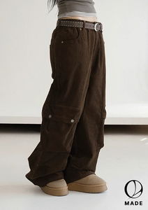 Trail Corduroy Cargo Wide Pants