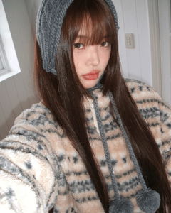 드린 노르딕 뽀글이 오버핏 후리스 집업