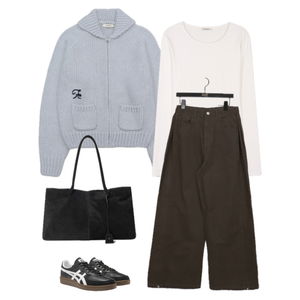 집업&점퍼,긴팔티,팬츠 코디