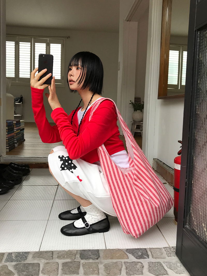 SUMMER STRIPE TERRY BAG