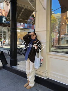 WONT Fuzzy Wool V-Neck Knitwear