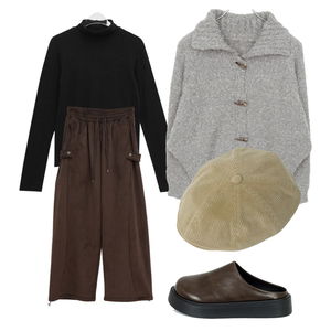 긴팔티,팬츠,스니커즈 코디