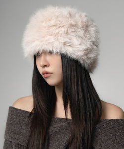 Yametsu Fake Fur Bucket Hat