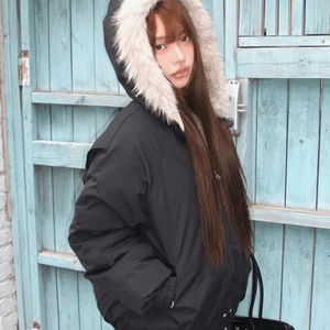 ボイン フード ファー フード パディングジャケット