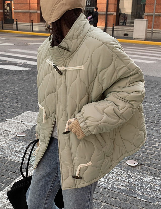 デロウルーズフィットキルティングジャンパー