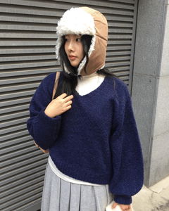 Fluffy Padded Trapper Hat *Brown Same-Day Shipping Available