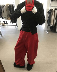 ピーチピンタックジョガーパンツ