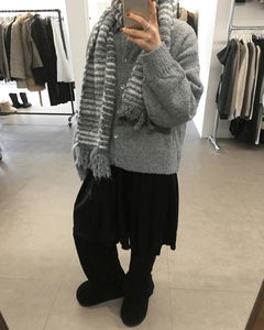 Teen Peach Pleated Skirt