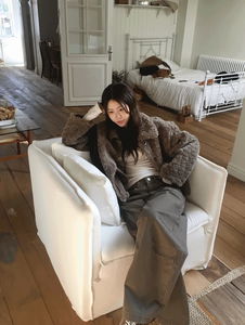 Blur Dumble Shearling Jacket