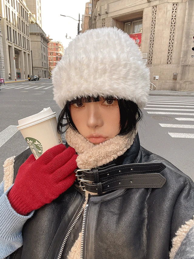 피컨드 보송 겨울 니트 비니 방한템