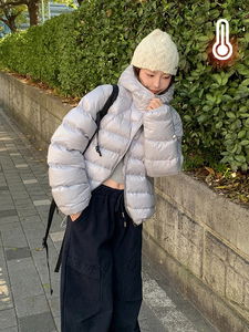 デーモンフードウェロンストッパーショート軽量ダウンジャケット