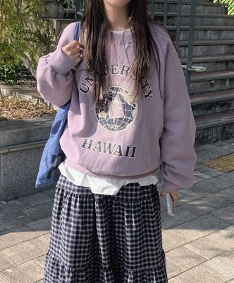 피라스 양기모 프린팅 맨투맨