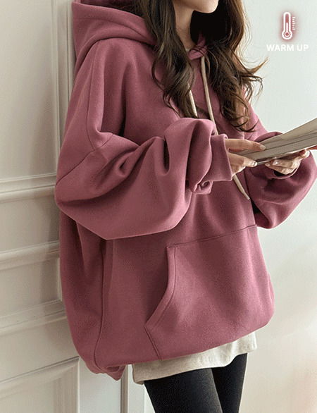 실물이 더 예쁜 리얼루즈 기모 후드 티셔츠 84826