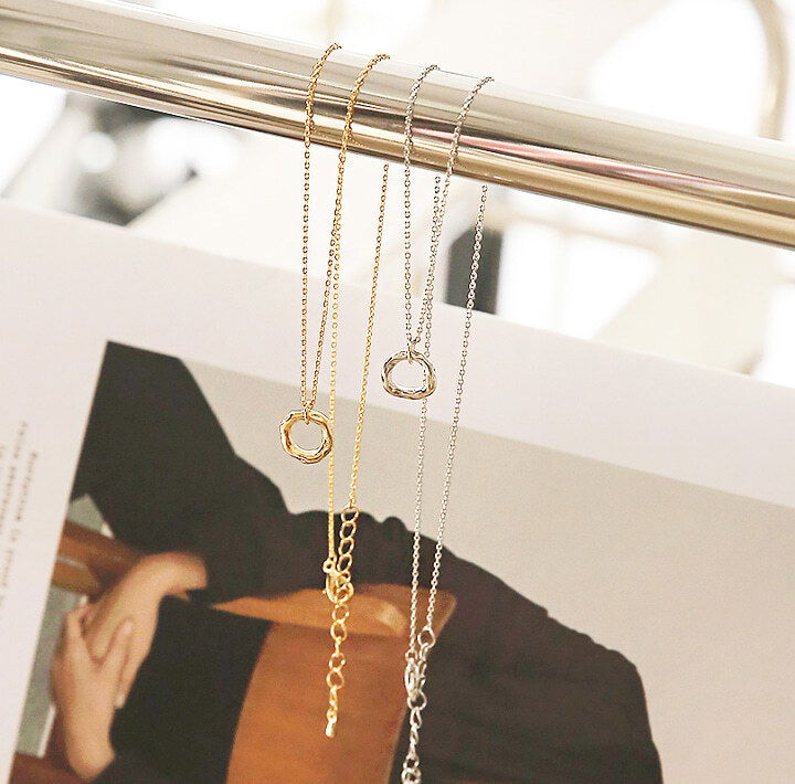 KEPER WAVE RING PENDANT NECKLACE