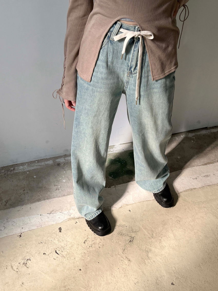 긴팔 티셔츠 모델 착용 이미지-S1L37