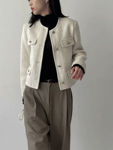 Shui Pocket Wool Short Jacket