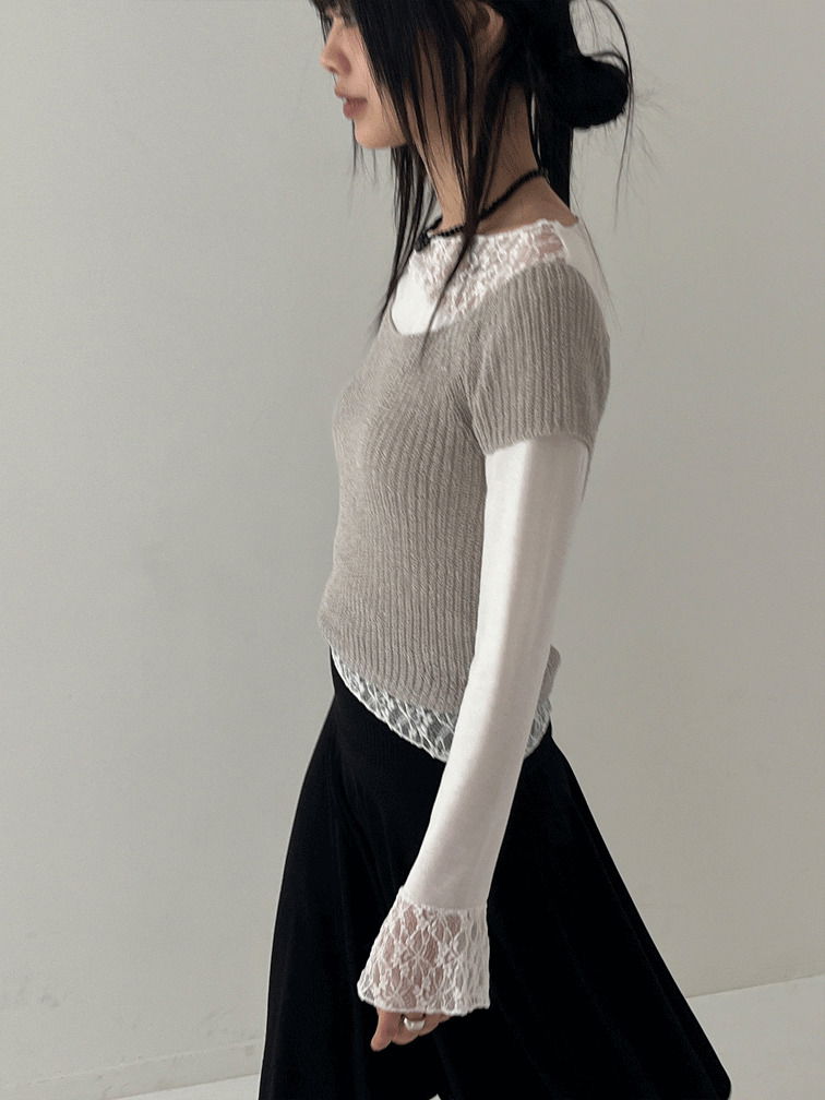 Square Boucle Crop NT