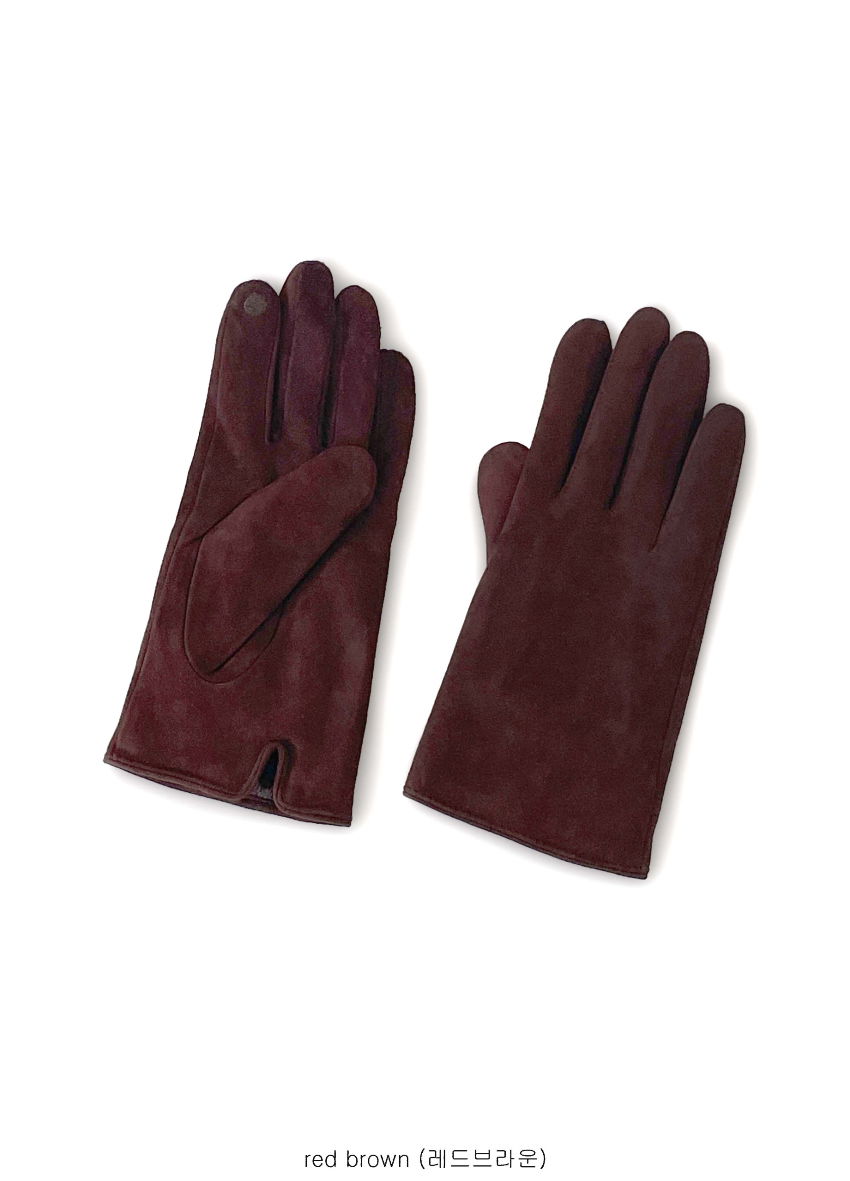 장갑 버건디 색상 이미지-S1L20