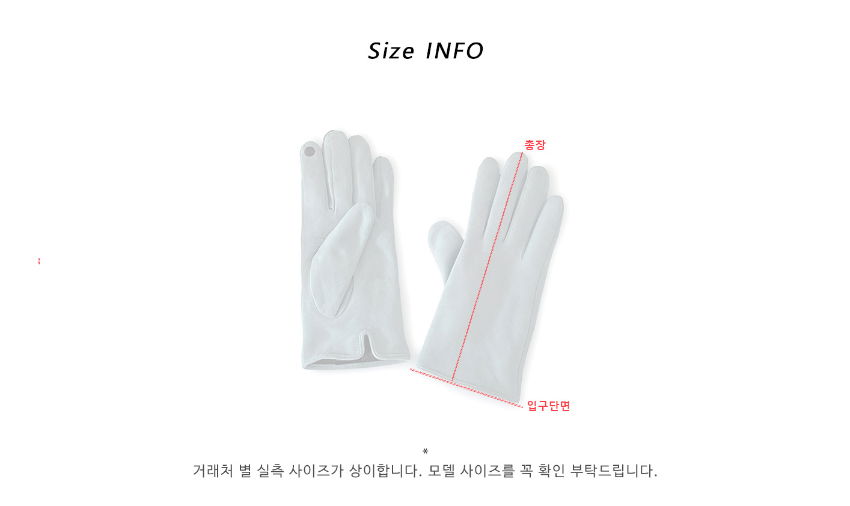 장갑 화이트 색상 이미지-S1L25