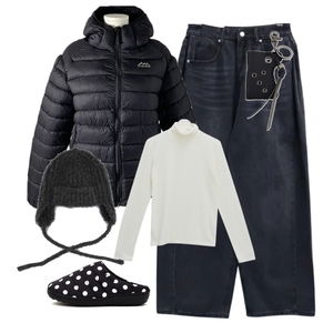 데님,패딩자켓,자켓 코디