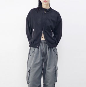 Nella Suede Zip-Up Jacket