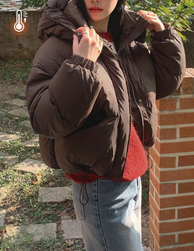 高領連帽拉鍊絨毛外套