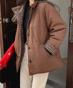 Riolette Check Reversible Button Jacket - 3 Colors