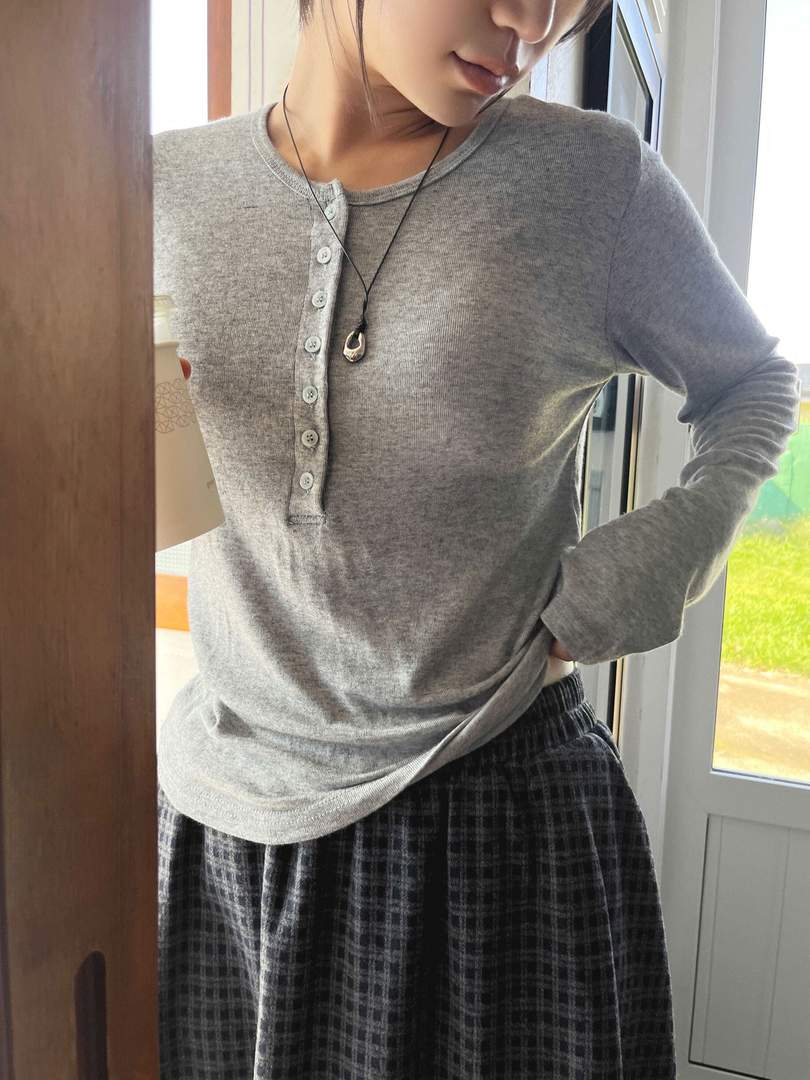 Wool Touch Semi-Open T