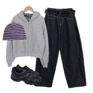 데님,집업&점퍼,벨트 코디