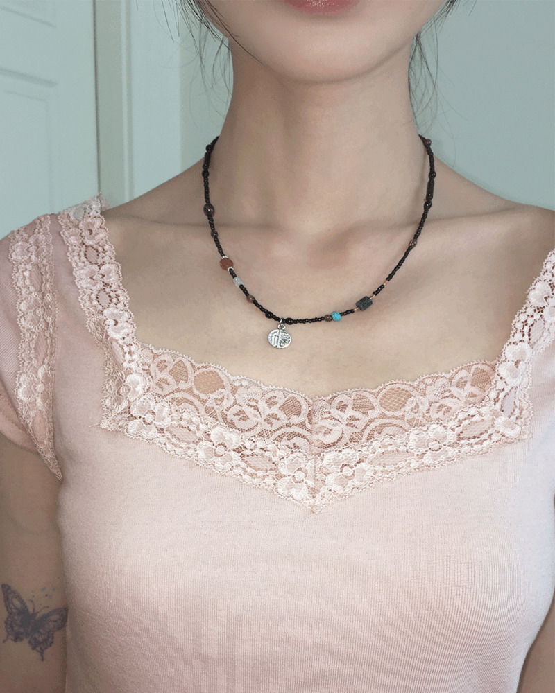 Notter Double Lace Square Short Sleeve T-Shirt