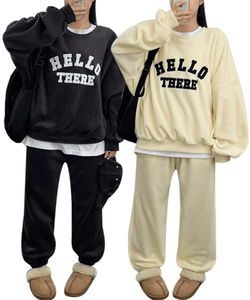 Cozy☁ Hello Patch Fleece Training Set