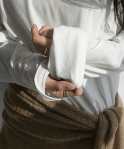 Nenzu Fleece-lined round neck long sleeve t-shirt