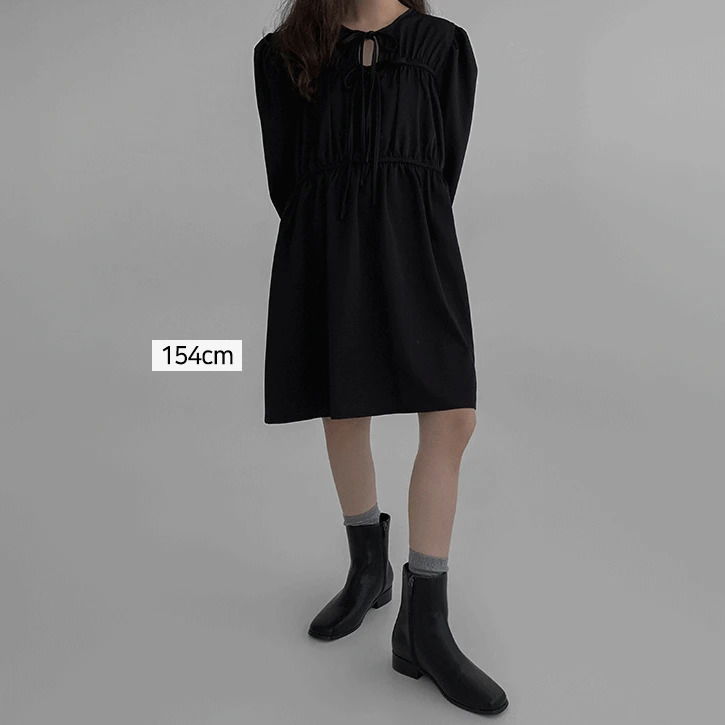 Team Idan Ribbon Ruffle Mini Dress