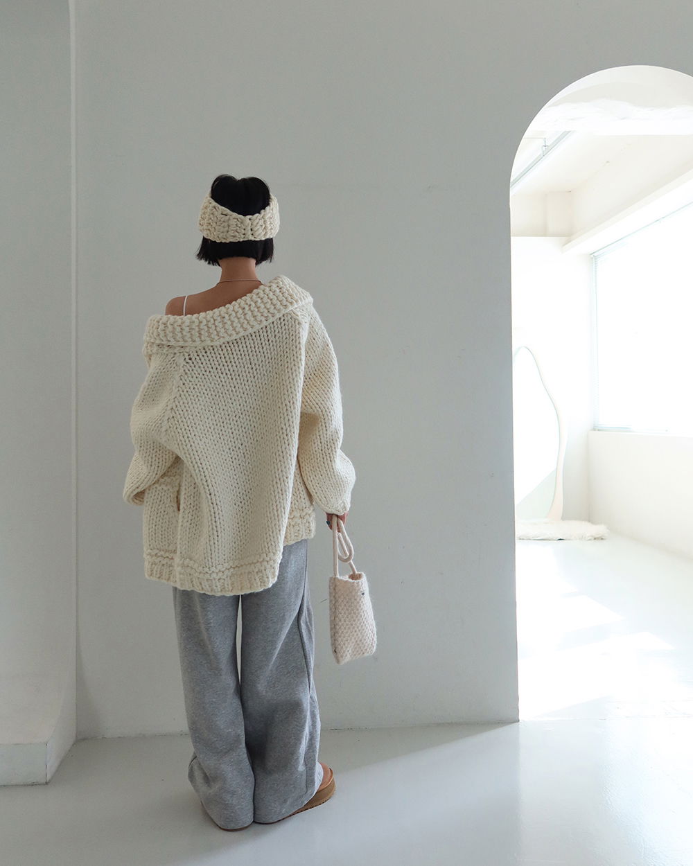 바지 모델 착용 이미지-S1L45