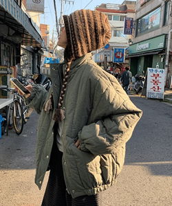 タンビオキルティングオーバーフィット野戦ジャンパー