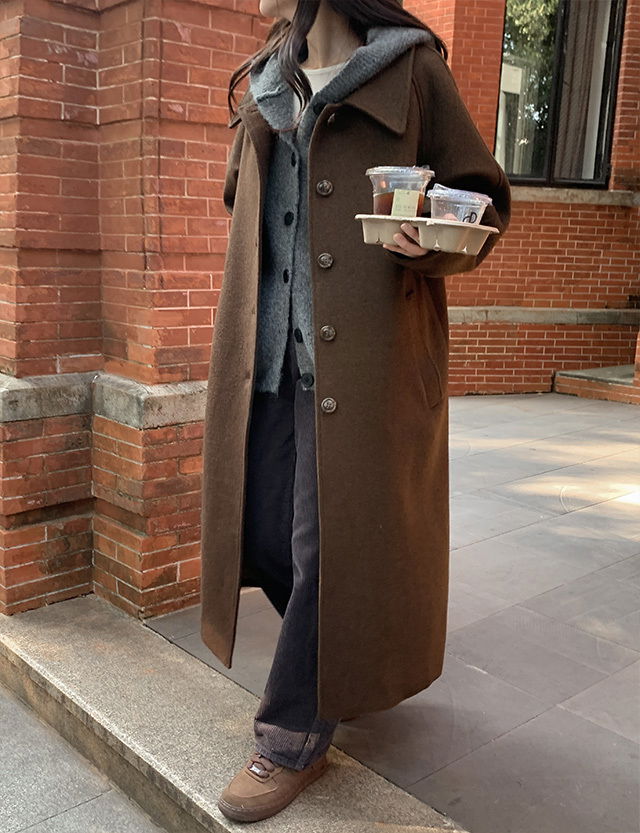 Obmood Nagrang Wool Long Coat 84619