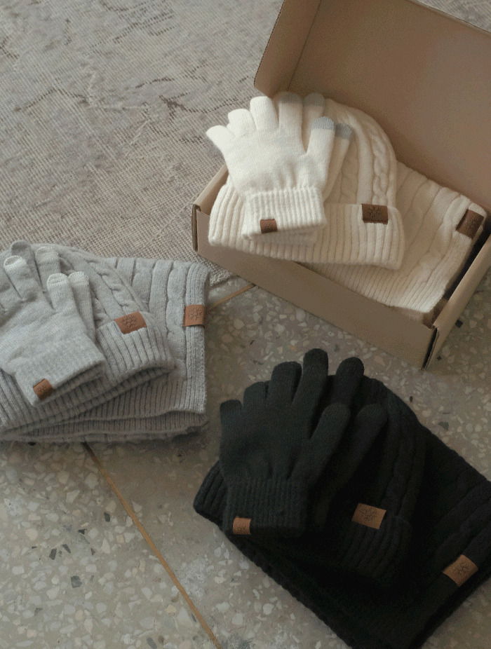 ツイストグローブショールオールインワンボックス3color