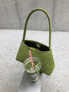 hazel suede shoulder bag