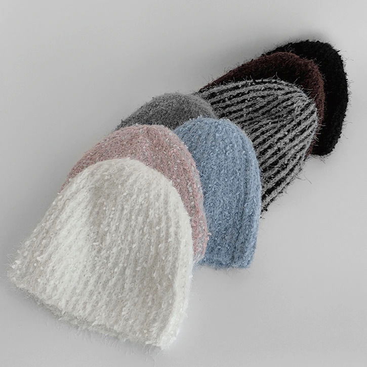 松果造型針織毛帽