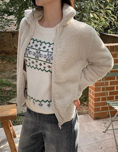 Coens High Neck Fleece Zip Jacket